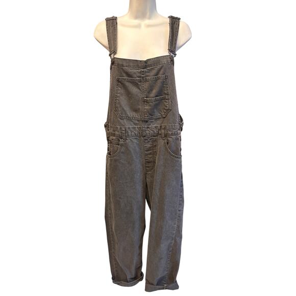 Free People Pants - Free People Women's Black We The Free Ziggy Denim Overalls M Black Workwear